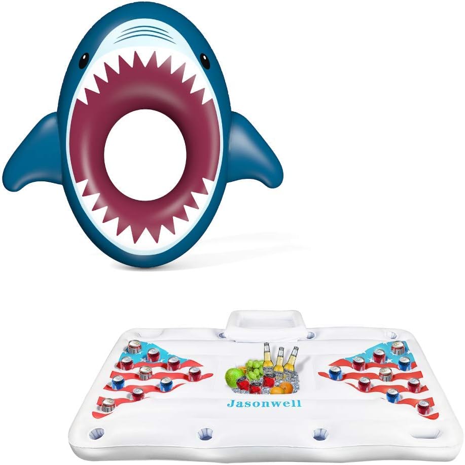 inflatable shark float