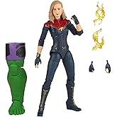 Marvel Legends Series Captain Marvel, The Marvels 6-Inch Collectible Action Figures, Toys for Ages 4 and Up
