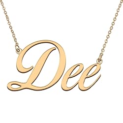 HUAN XUN Customized Custom Simple Any Name Necklace