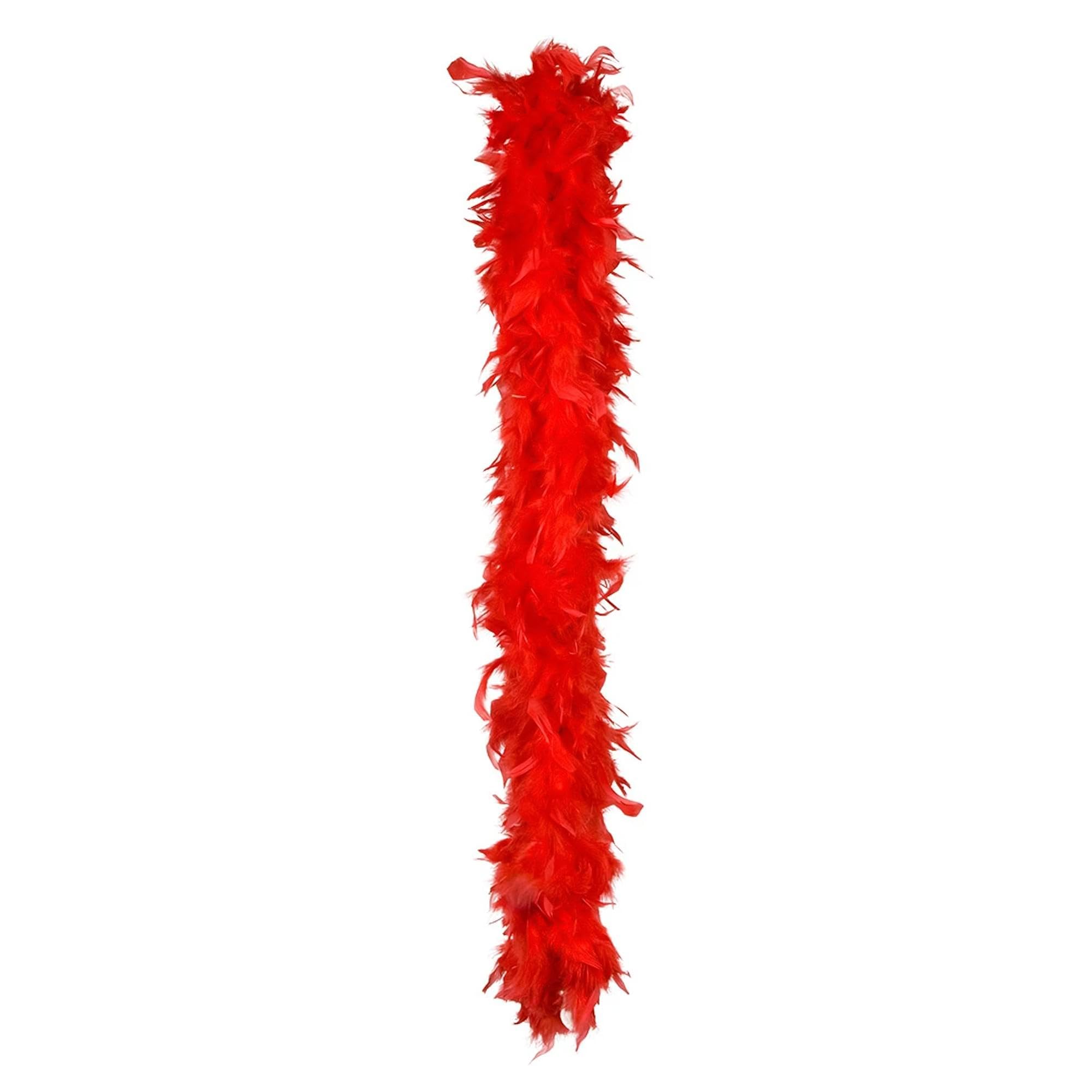 Boland 52700 – Feather Boa, 180 cm, Red
