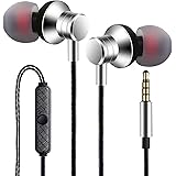 Empsun Wired Earbuds Headphones with Microphone Stereo Bass Earphones Noise Isolation in-Ear Headset Compatible with All Smar