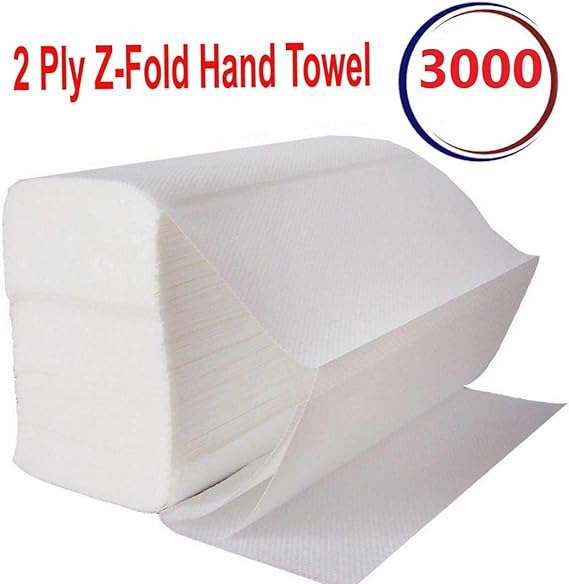 Interfold 2ply Hand Towel Z Fold Soft Hand Paper Towel Multifold