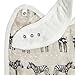 aden + anais Silky Soft Snap Bib, 100% Viscose Bamboo Muslin, Soft Absorbent 3 Layers, Adjustable, 9” X 13”, 3 Pack, Sahara Motif, Zebras