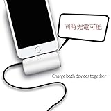 iWALK 超小型 モバイルバッテリー iPhone 3300mAh ライトニング 超軽量 コードレス 充電 バッテリー 急速充電 コンパクト iPhone/ipod対応 PSE認証済 (ホワイト)