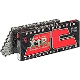 JT Chain JTC525X1R3112RL (525 Series) Black Steel 112 Link Heavy Duty X-Ring Chain with Connecting Link