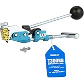 BAND-IT T30069 Center Punch Tool for Clamps, Manual Hand Tool, 3/8 &amp; 5/8 in | Installs 5/8 Inch Center Punch Clamps from 1 to 3.5 Inch Diameter, Includes 3/8 Inch Adapter