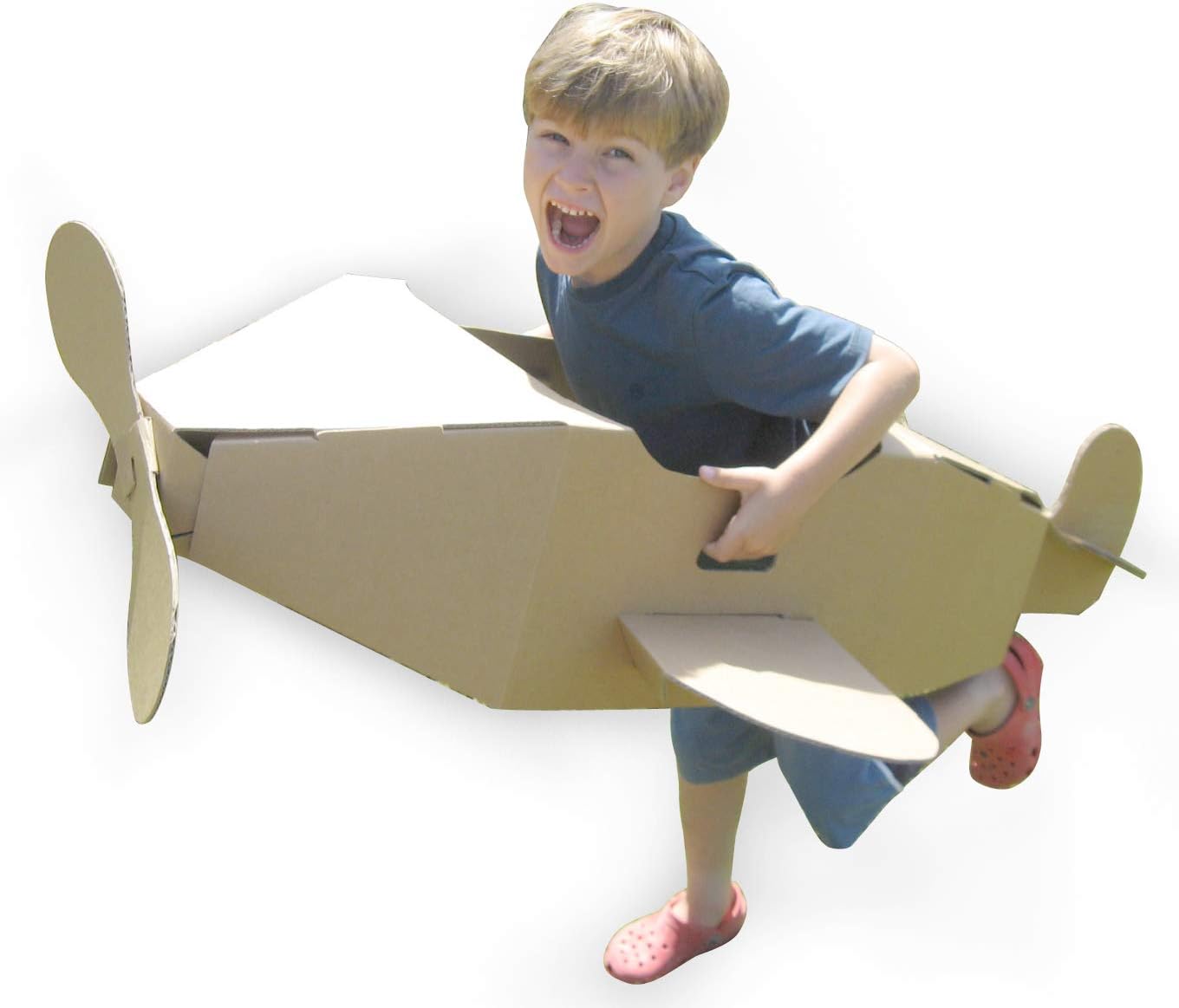 Paperpod Cardboard Aeroplane (Brown)
