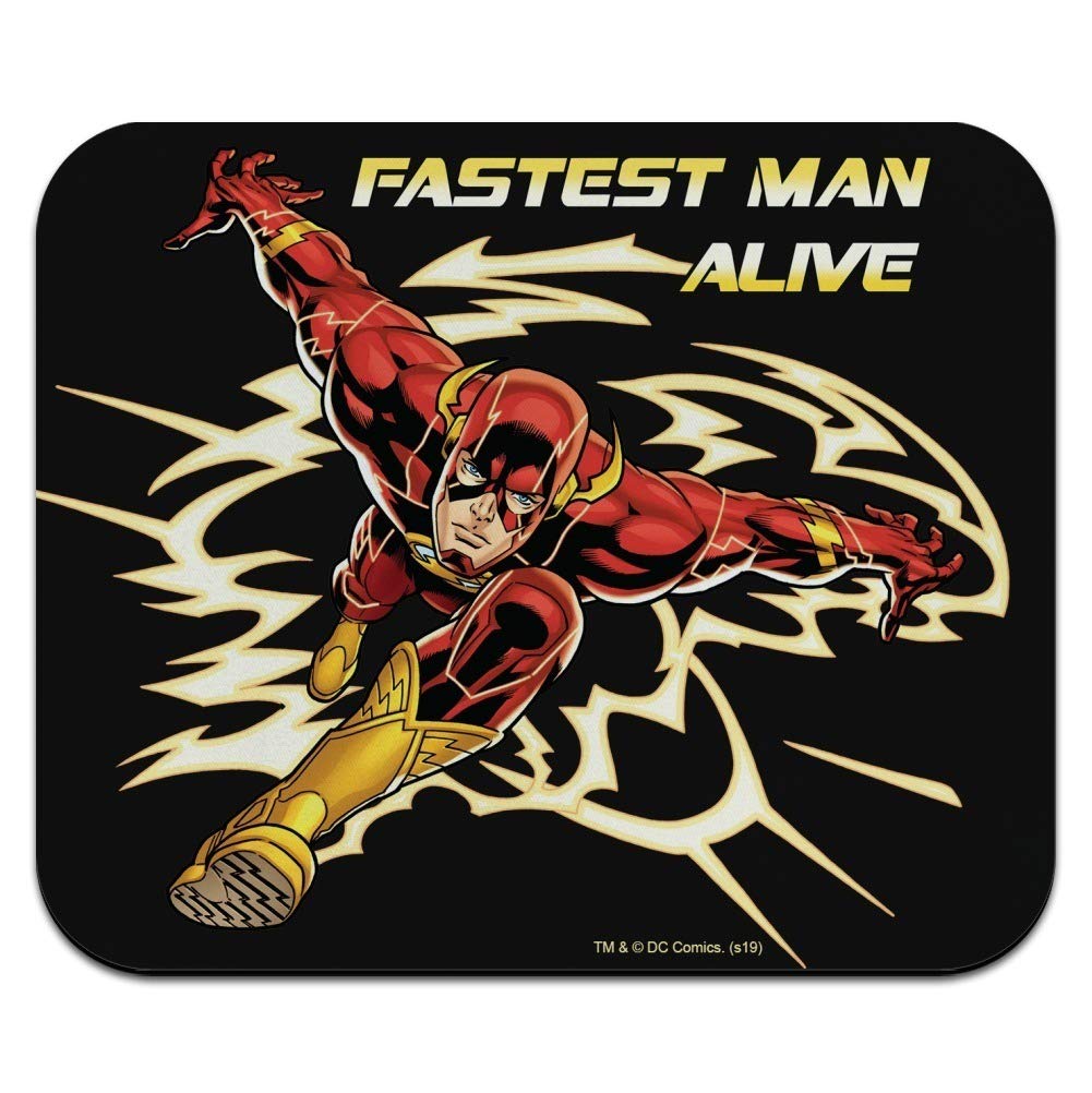 The Flash Fastest Man Alive Low Profile Thin Mouse Pad Mousepad