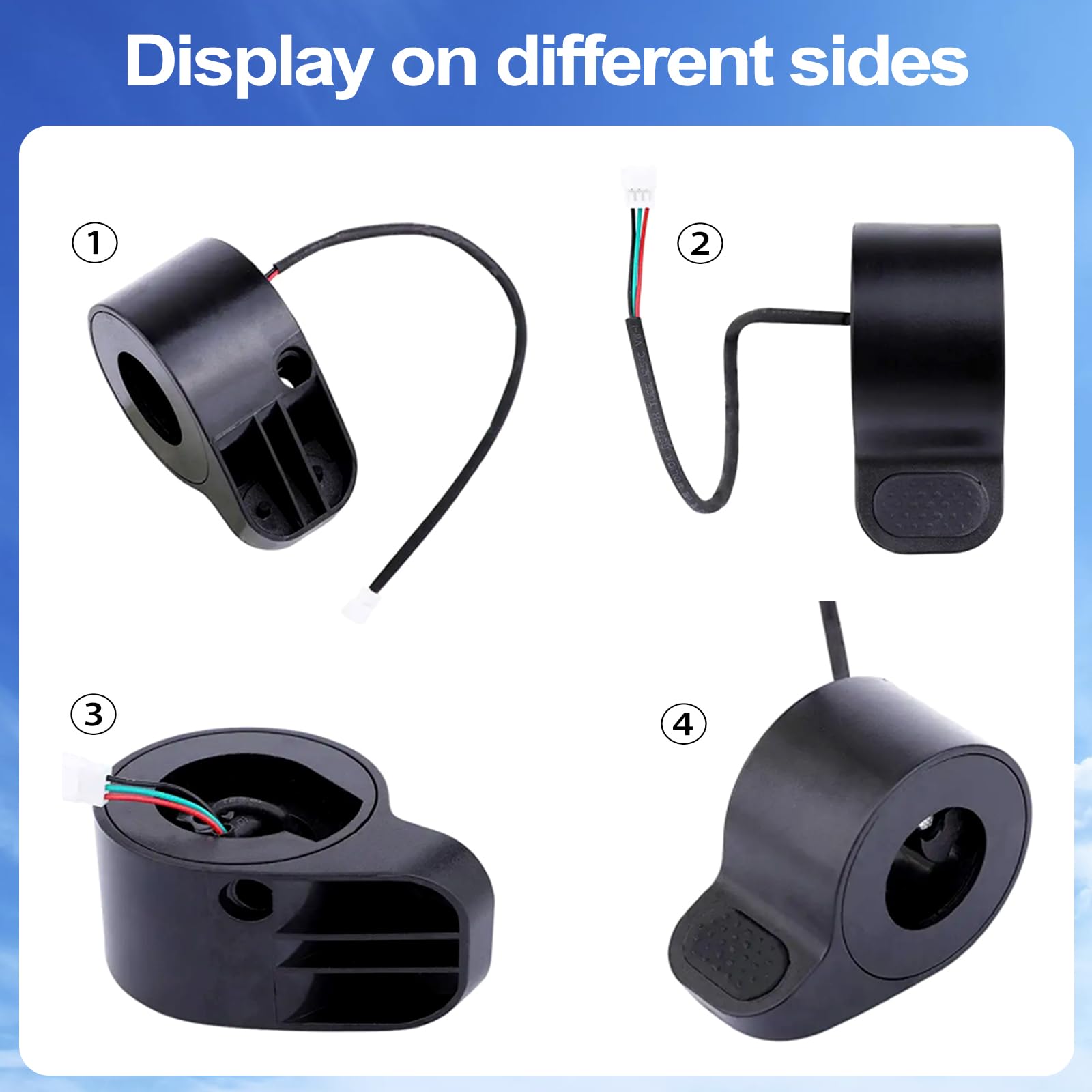 Replacement Part Compatible for Xiaomi M365/Pro 1S Electric Scooter Thumb Throttle