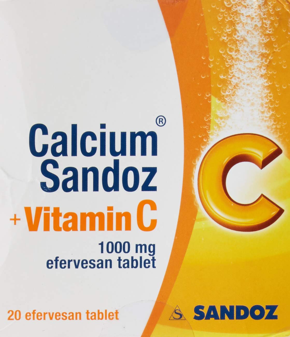 Amazon.com: Ca-c 1000 Sandoz Effervescent Tablets 20 Tablets: Health & Personal Care