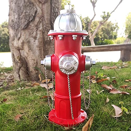 Dog Fire Hydrant Puppy Statue Puppy Pee Post Gift for Fireman, Fire