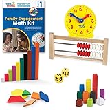 hand2mind Hands-On Standards, Learning at Home Family Engagement Kit for Grade 1, Math Activity Book with Math…