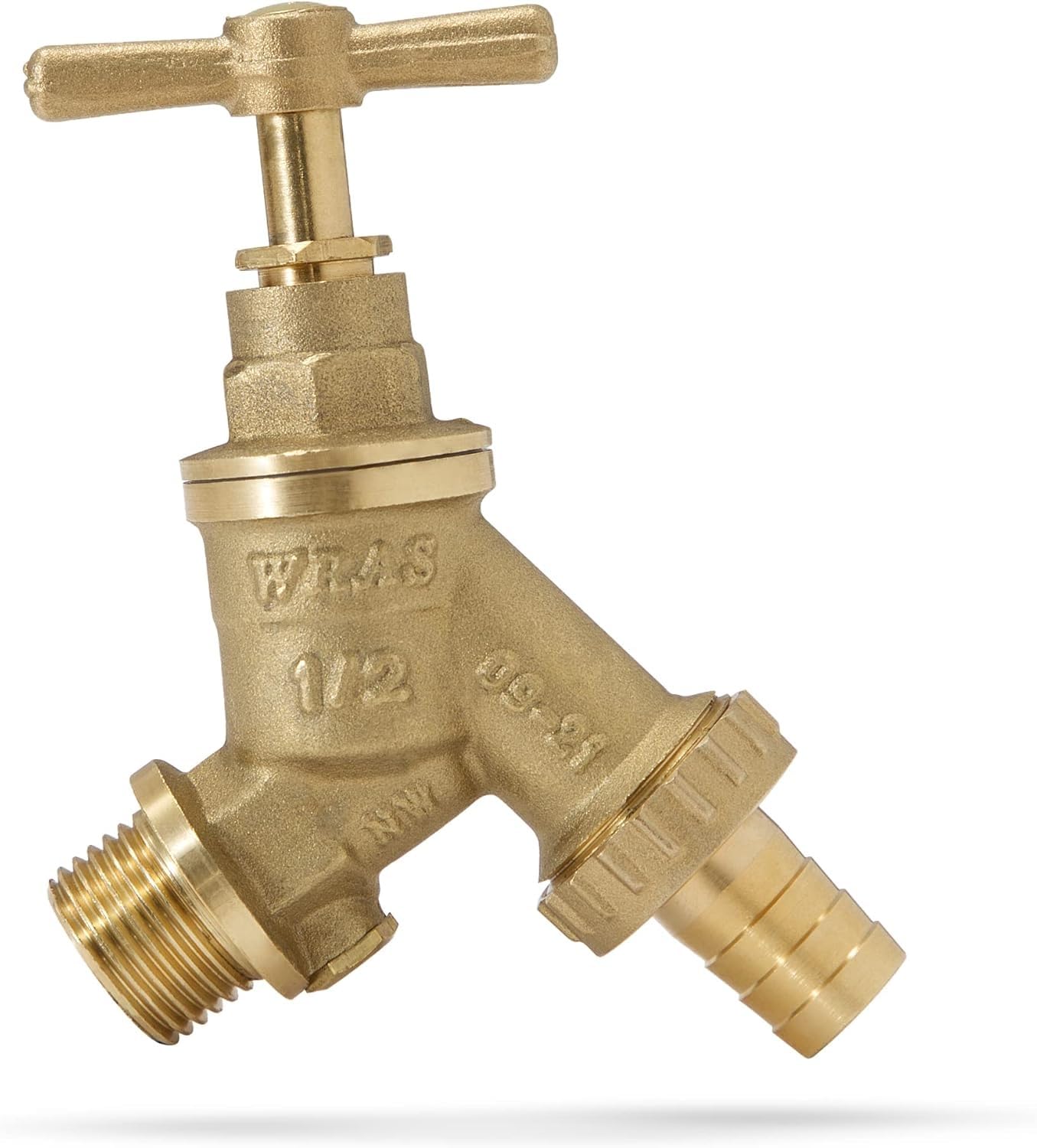 TC Outside Garden TAP Hose Union BIB TAP 1/2" Brass with Double Check Valve