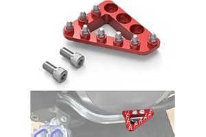 NICECNC Motorcycle Rear Brake Pedal Tip Aluminum Compatible with Husaberg TE FE125-570 09-14,Compatible with KTM 690 Enduro R 2008-23 690 SMC R 2019-23 790 Adventure R 2019-23,See Fitment