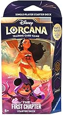 Ravensburger Disney Lorcana TCG: The First Chapter - Amber & Amethyst Single-Player Starter Deck | Engaging Gameplay | Over 2