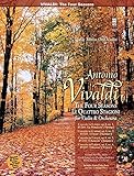Music Minus One Violin: VIVALDI 'Le Quattre Stagioni' ('The Four Seasons') for violin and orchestra, op. 8, nos. 1-4 (Book & 2 CDs)