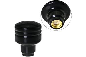 RuiLing 1-Pack Black RHCP Super Mini Stubby 5.8GHz 5dBi Antenna SMA Female for FPV Transmitter TX Receiver RX Fatshark Goggles RC Quad Drones