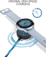 Bicmice 2-Pack Samsung Galaxy Watch 7 Ultra FE 6 5 4 3 Active Magnetic USB view 3