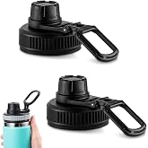 JINJUMEI Replacement Lid for CamelBak Chute Mag &amp; Eddy, 2PCS Leakprof and BPA Free Water Bottle Lid Replacement Compatible, Suitable for Sports, Travel, Hiking, and Camping