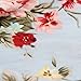 Ever Fairy 4 Pack Women's Elastic Flower Printed Turban Headwrap Knotted Soft Twisted Headband