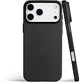 totallee Thin iPhone 17 Pro Max Case Scarf, Thinnest Cover Ultra Slim Minimal - for Apple iPhone 17 Pro Max (2025) (Frosted Black)