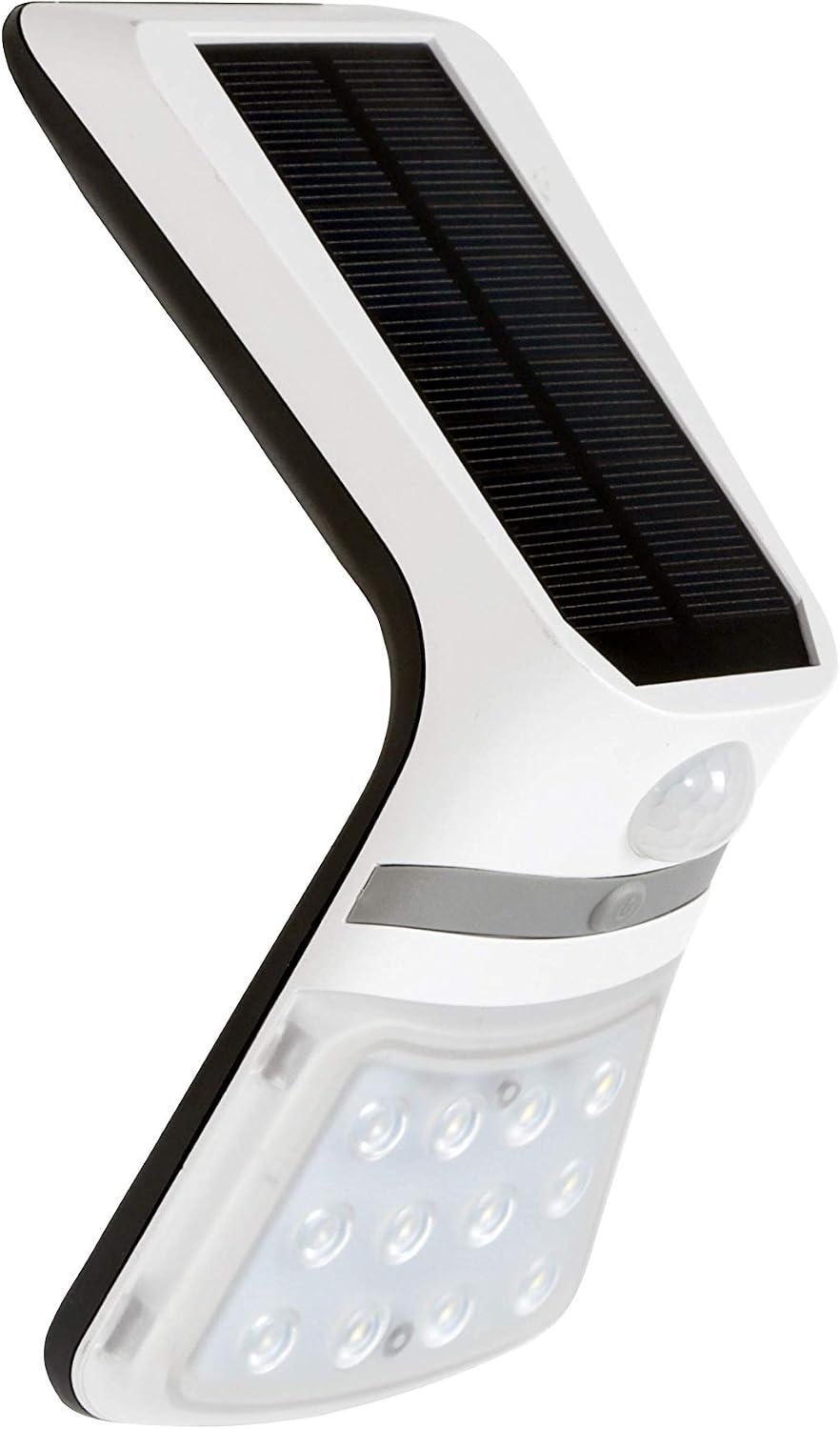 Garza LED Solar Light 1.5W 220lm 6000K with Twilight and Motion Sensor, White, White/Dark Grey Heather - Image 5