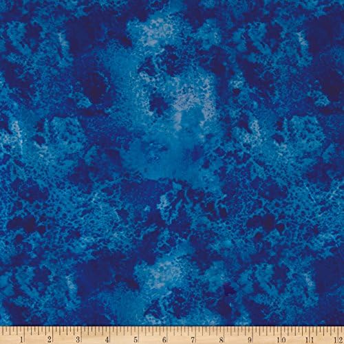 Wilmington Prints 108in Wide Essential Quilt Back Cosmos Bright Royal Fabric By The Yard