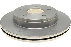 ACDelco Silver Front Brake Rotor 18A1324A | GM 19261754 Brake Rotors for Select Chrysler Aspen, Dodge Durango, Dodge Ram 1500 Classic and more