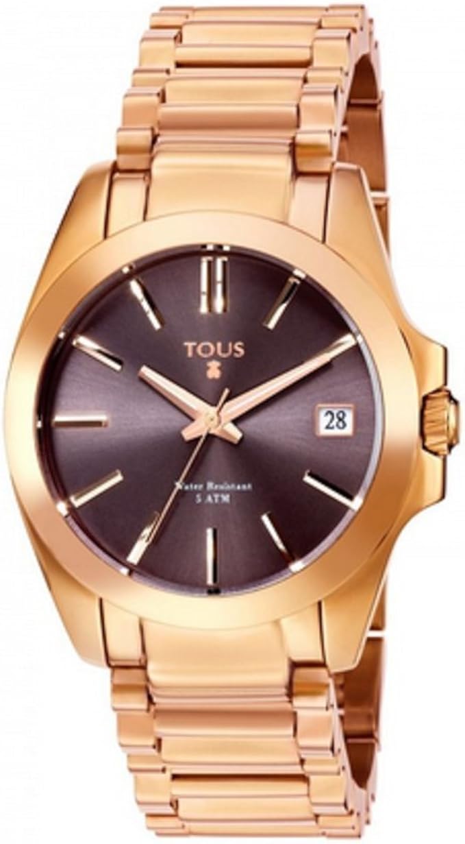 Reloj TOUS modelo Drive 34 acero IP rosado: Amazon.es: Relojes