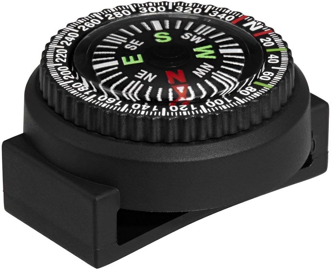 Luminox Men's Black Polycarbonate Compass with loop: Clothing