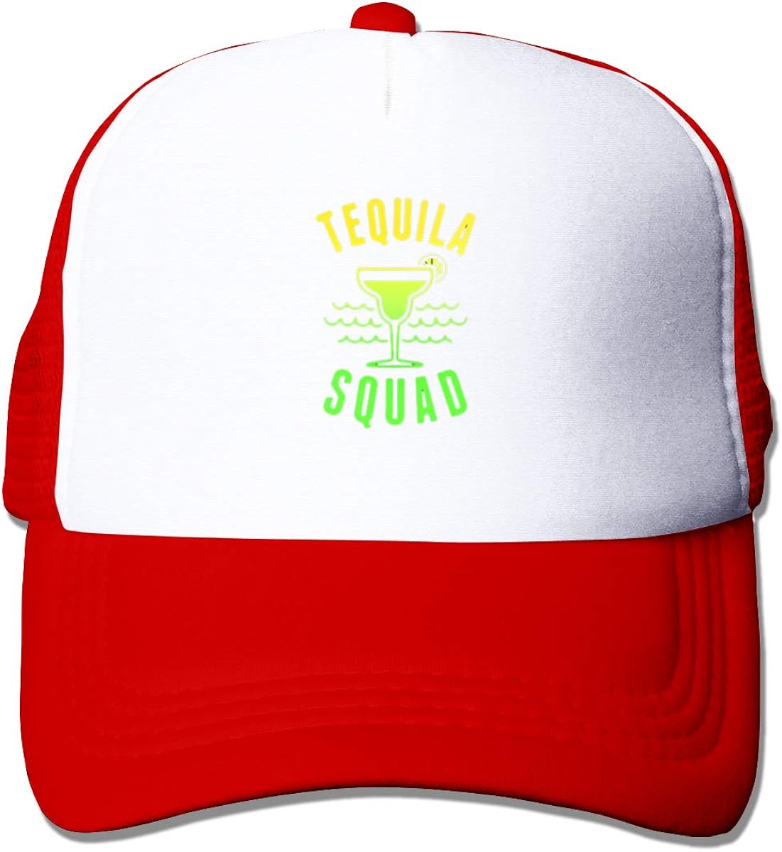 Tequila Squad Adjustable Baseball Caps Trucker Hat Sports Caps Red at