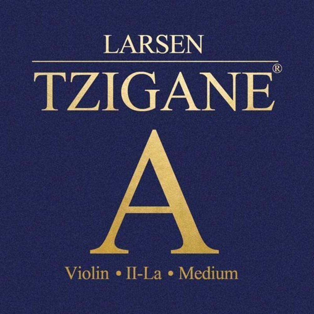 LARSEN STRINGS violin strings Tzigane multifilament fibre core A aluminium medium