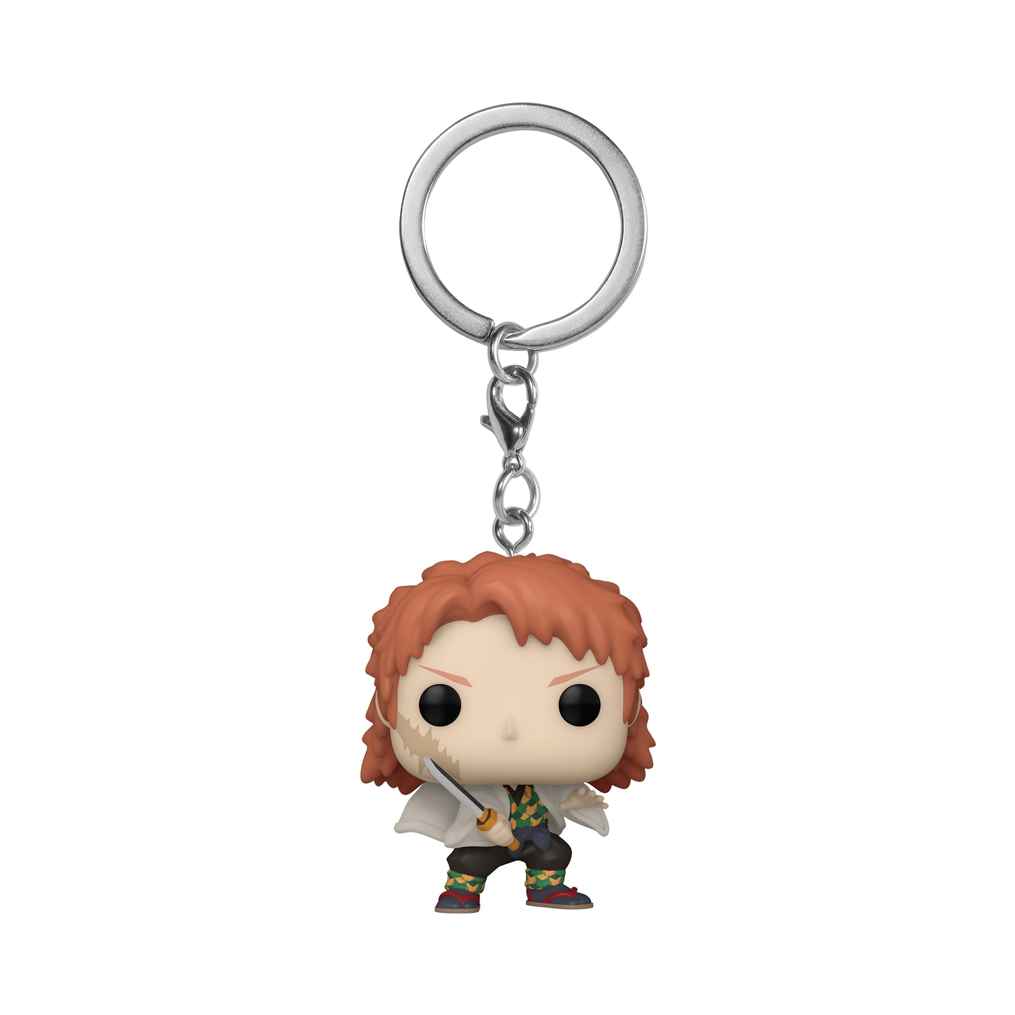 Funko Pop! Keychain: Demon Slayer - Sabito - (No Mask) Novelty Keyring - Collectable Mini Figure - Stocking Filler - Gift Idea - Official Merchandise - Anime Fans - Backpack Decor
