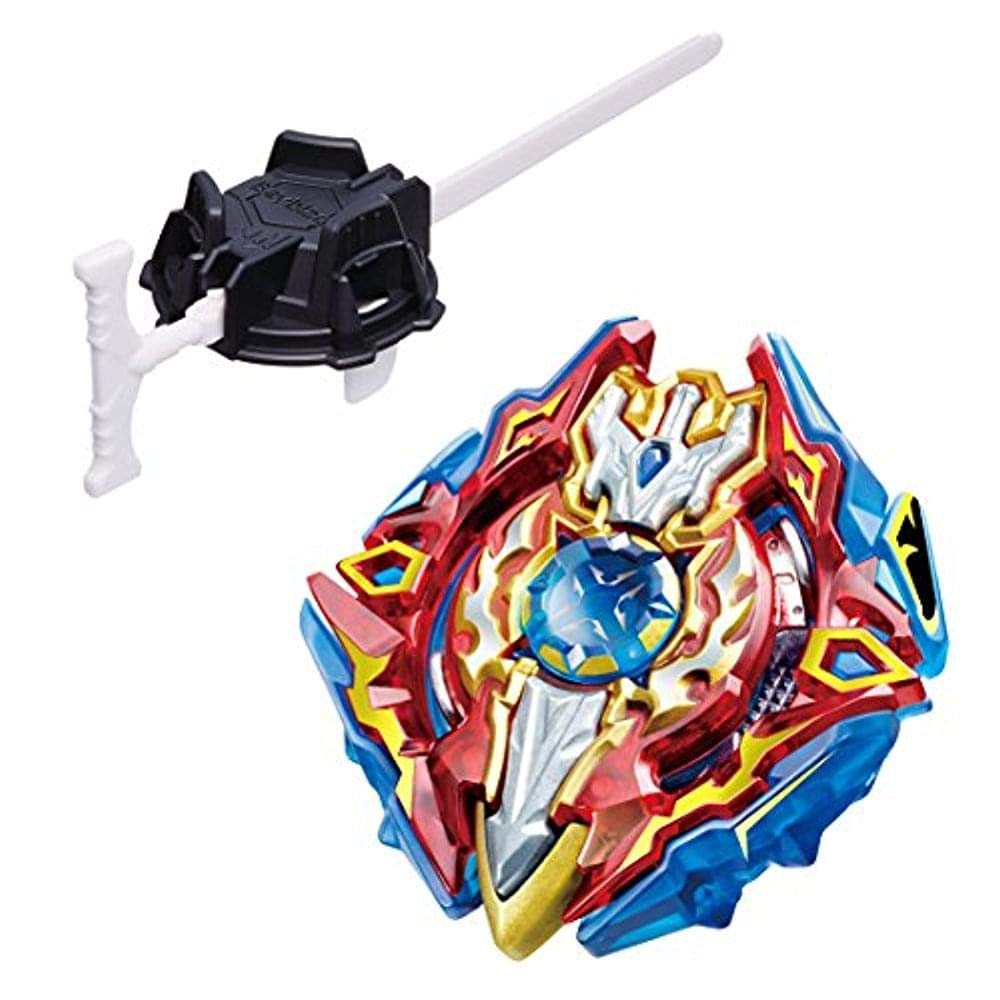 Beyblade Burst Takaratomy B-92 Sieg Xcalibur.1.lr Attack Spin Top w/Launcher