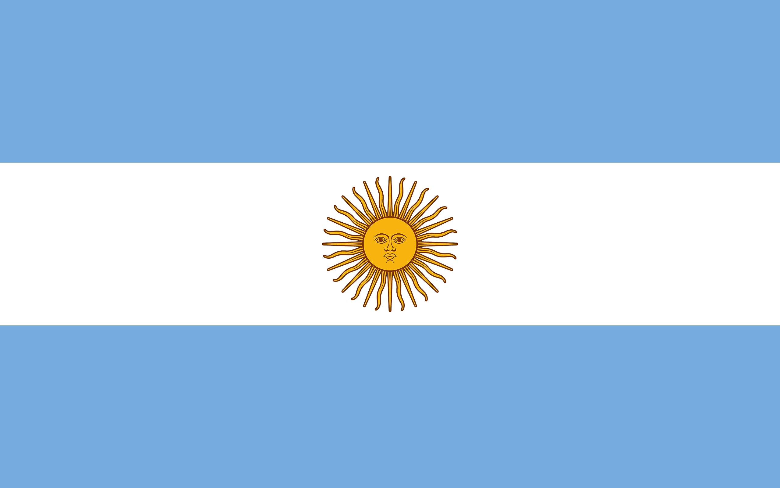 Premium Flags – 90 x 150 cm / 150 cm 90 cm – Made of Polyester with Golden Eyelets – Durable and Weatherproof (Argentina) — image 1