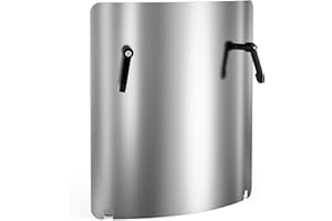 onlyfire Stainless Steel Door Assembly for Weber 22" WSM Cooker Charcoal Smoker, BBQ Access Charcoal Smoker Door Replacement Part for Weber #63019, 12.9”W x 14.6" H