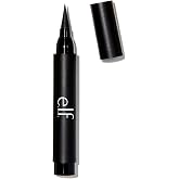 e.l.f. Intense Ink Eyeliner, Enhances The Lash Line With Rich &amp; Long-Lasting Color, Tip For Precise Application, Vegan &amp; Cruelty-Free, Blackest Black