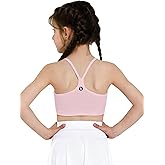 Hvididan Girls Sports Bra Spaghetti Strap Y Back Training Bras for Teens Racerback Yoga Comfort Crop Top