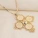 Newest Ethiopia Big Cross Pendant for Men Women 18k Real Gold Plated Necklace Fashion African Jewelry