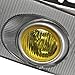Spec-D Tuning LF-CV923AMOEM Honda Civic Dx Ex Lx Yellow Oem Style Fog Lights, Switch, Relay
