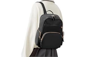 CADOLIM Black Backpack For Women Mini Backpack Purse For Women Small Backpack Mochilas Para Mujer Work Backpack Lightweight Casual Daypack Backpack