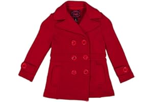unik Girl Fleece Premium Quality Pea Coat with Buttons Size 2,3,4, SM, M, L, XL Perfect for Daily wear