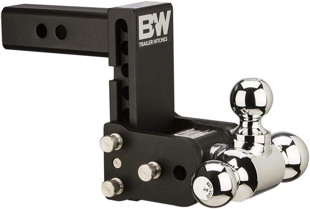 B&W Tow & Stow - Fits 2" Receiver, Tri-Ball (1-7/8" x 2" x 2-5/16"), 5" Drop, 10,000 GTW: Automotive