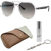 Ray-Ban RB4376 Pilot Shape Sunglasses with Official Eyewear Kit