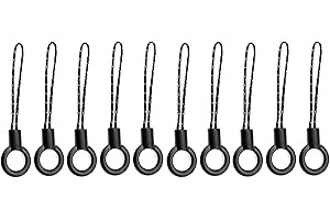 High Strength Nylon Lanyard Dot Design Detachable Rings Wrist Straps for Camera U Disk Backpacks Organization Rope 5 / 10pcs 