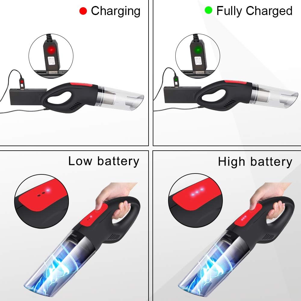 URAQT Handheld Vacuum Cleaner Cordless 