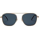 I-SEA Beckett Metal Aviator Women's Sunglasses, Premium Scratch-Resistant Polarized Lenses