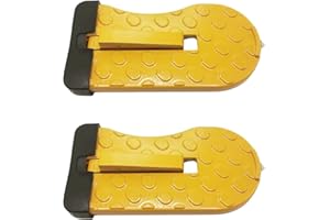 Swpato 2 Pack Car Door Step with Glass Breaker Safety Hammer & Roof Rack Access,Car Automotive Foldable Roof Rack Door Step - Fits Most Car, for SUV and Truck, Max Load 400 lbs