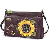 CHALA RFID Protected Vegan Leather Deluxe Crossbody Bag with Adjustable Straps