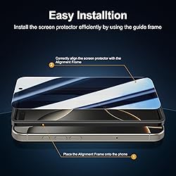 NEW'C 3 Pack Privacy Screen Protector for iPhone 16